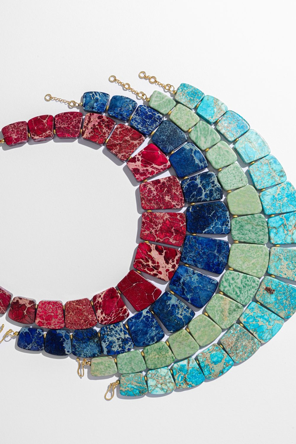 TERRA Necklaces In Colored Howlite