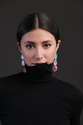 SORAYA In Colored Cats Eye Stones