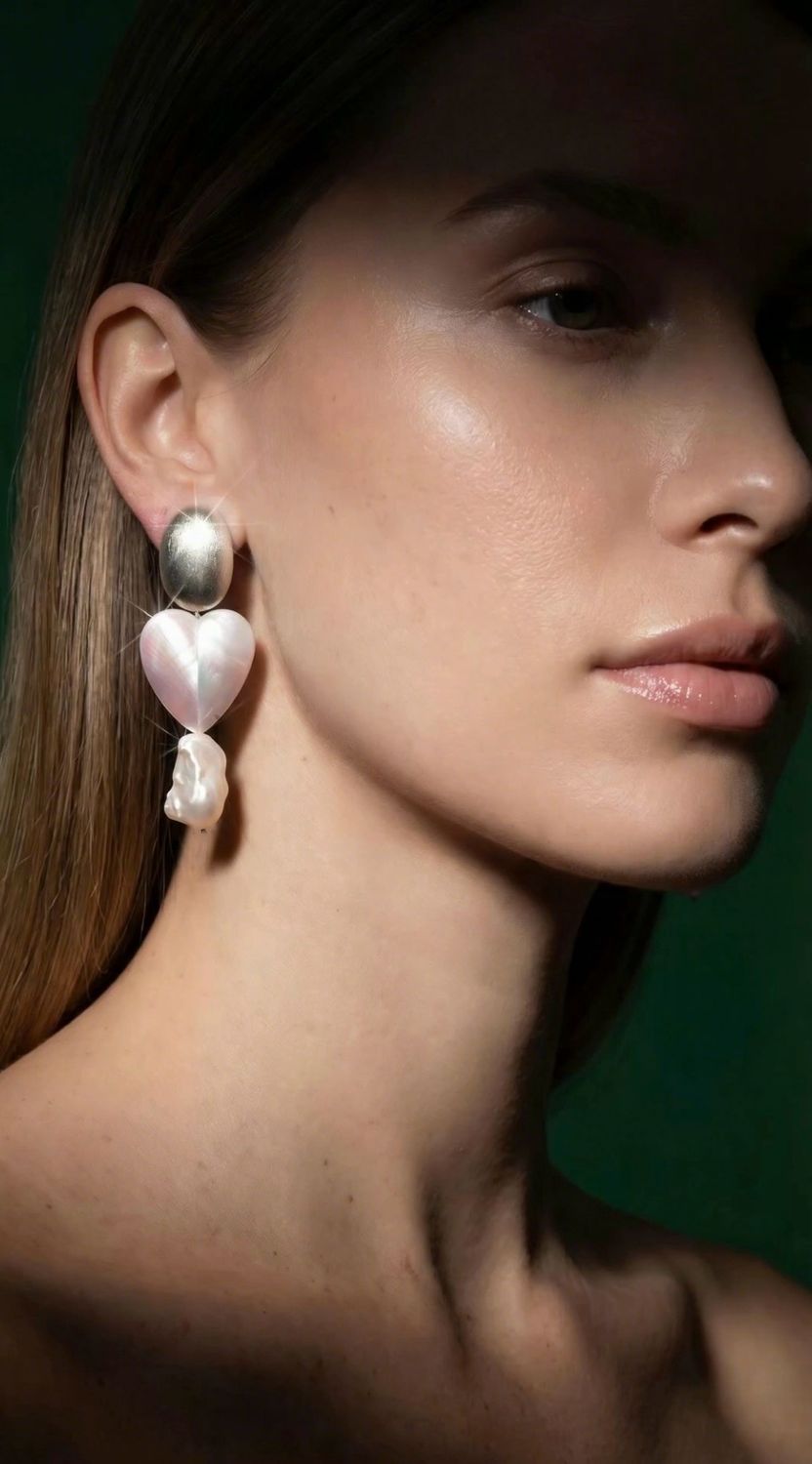 LOVE In Pearls And Mother Of Pearls