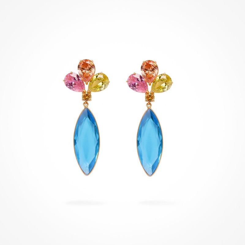 KANDY In Zirconium And Aquamarine