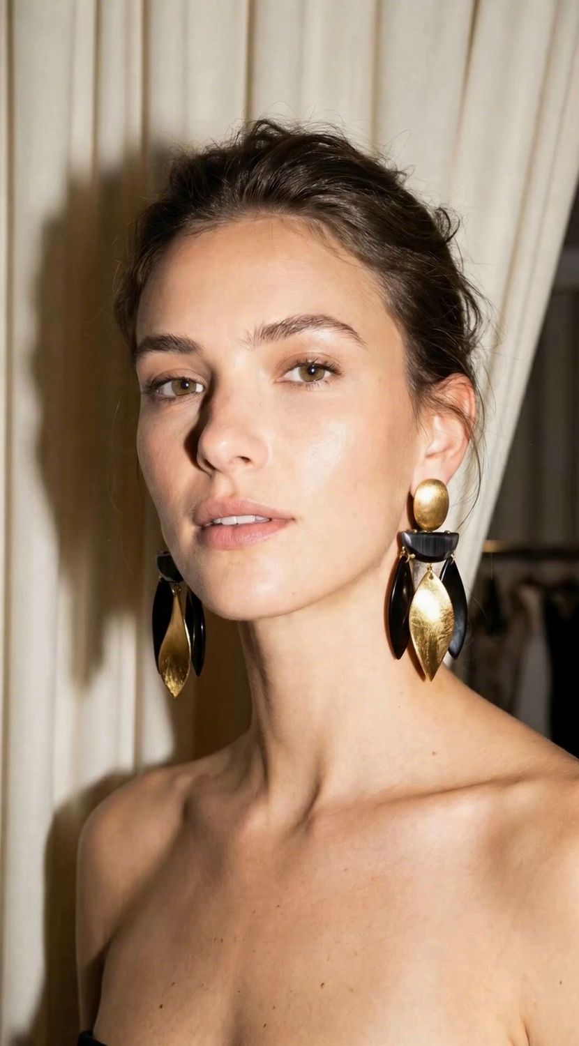DANA In Cat’s Eye Stone And Buffalo Horn