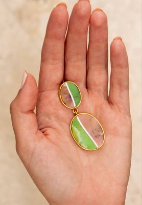 Mixed Agate Earrings