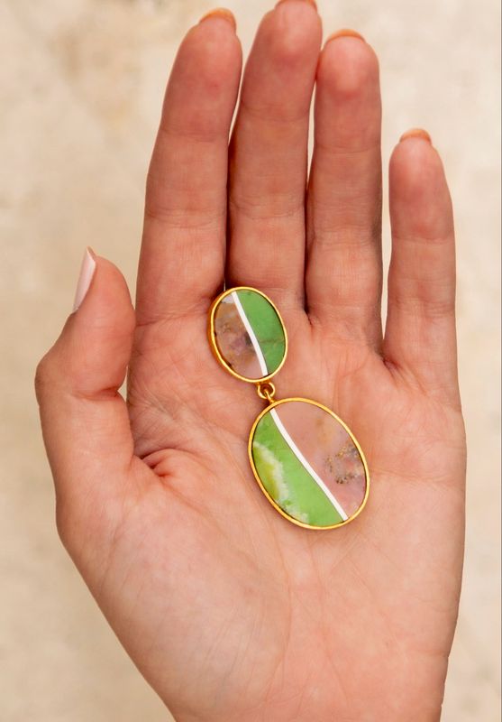 Mixed Agate Earrings