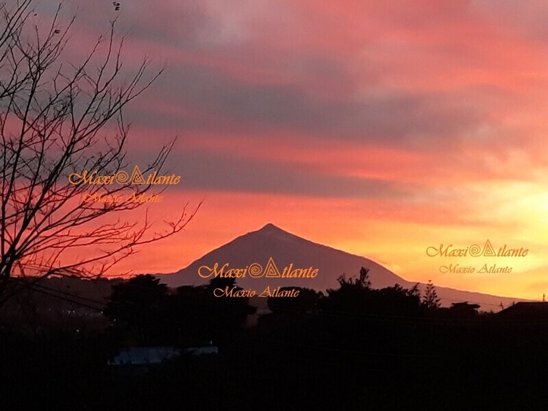Teide rojizo puesta de Sol05