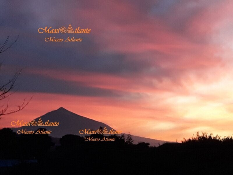Teide rojizo puesta de Sol06