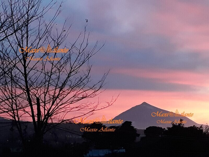 Teide rojizo puesta de Sol07