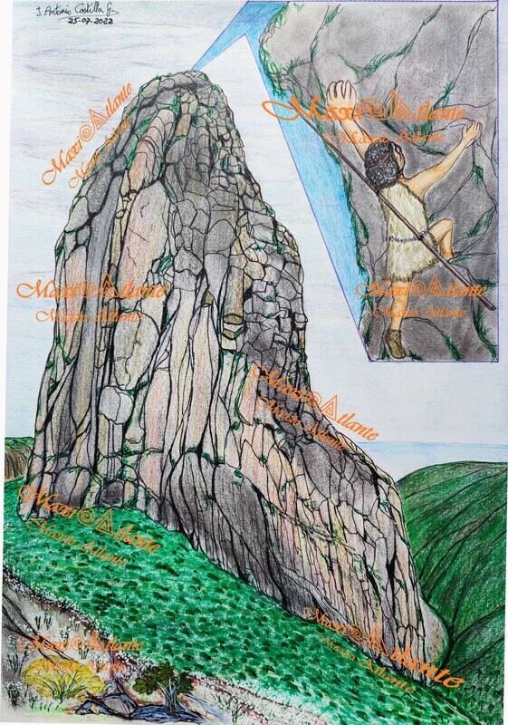 PRUEBA DE VALENTÍA ABORIGEN EN EL ROQUE AGANDO