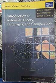 "Introduction To Automata Theory, Languages, And Computation, 2/E"