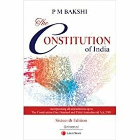Constitution of India by P.M.Bakshi