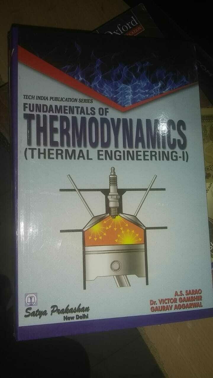 Fundamentals Of Thermodynamics -I by Sarao,Gambhir,Aggarwal
