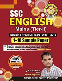 Sample Paper 1-18 English Mains (Tier-II)