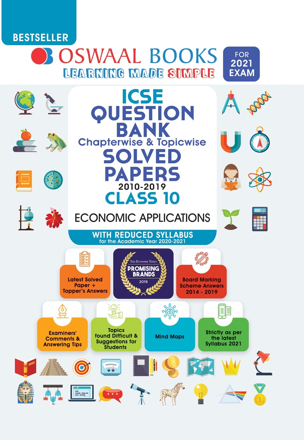 Buy e-book: Oswaal ICSE Question Bank Chapterwise & Topicwise Solved Papers, Economics Applications, Class 10 (R