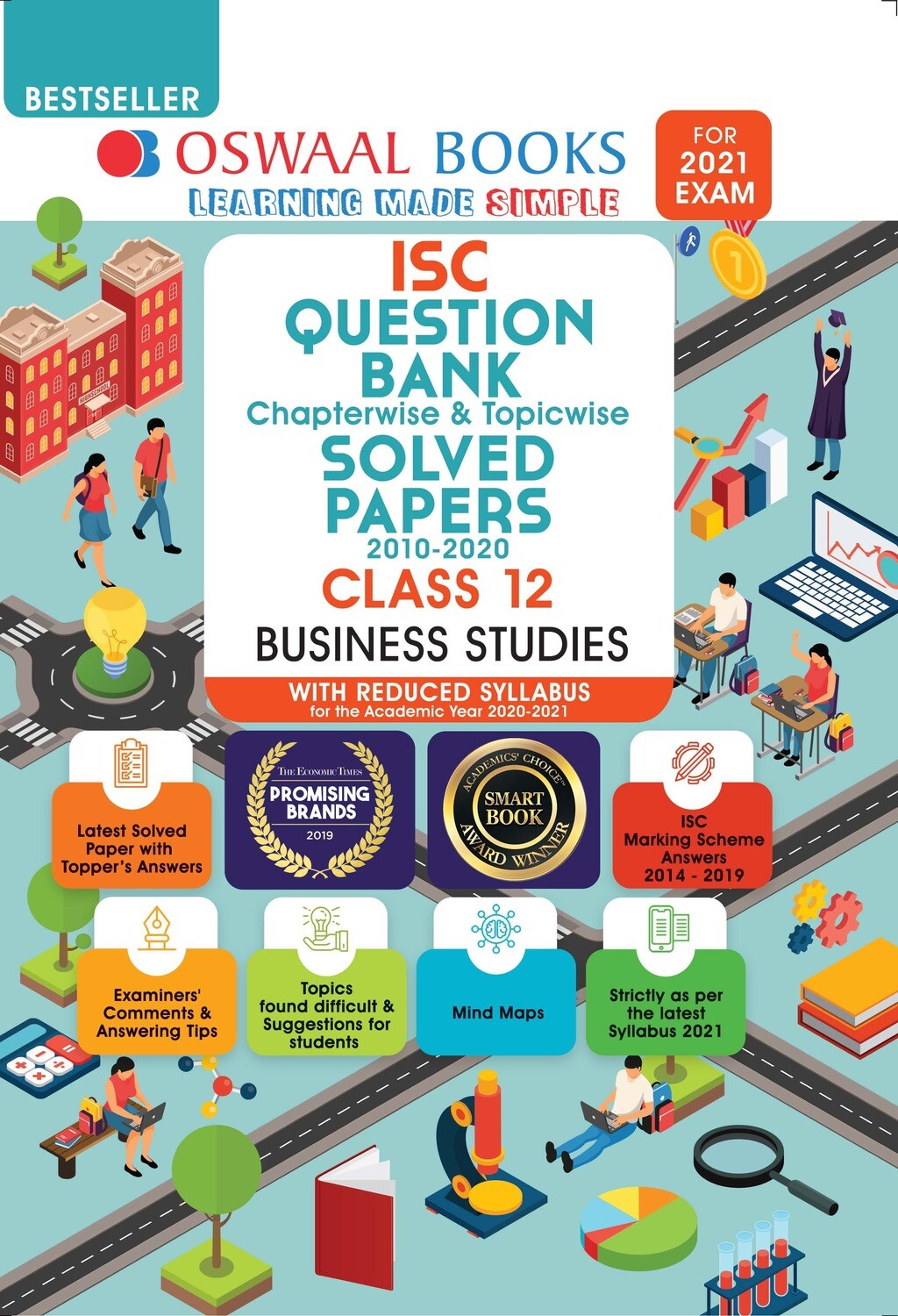 Buy e-book: Oswaal ISC Question Bank Chapterwise & Topicwise Solved Papers, Business Studies, Class 12 (Reduced