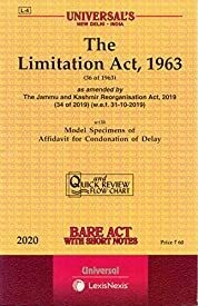 The Limitation Act, 1963 - Bare Act with Short Notes