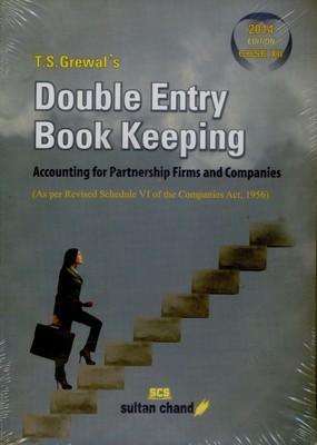 Double Entry Book Keeping Cbse Xi by Grewal
