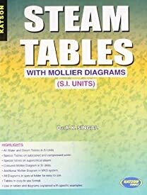 Steam Tables with Mollier Diagrams (S.I. Units)