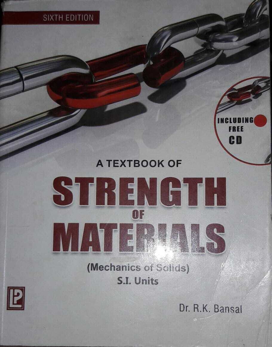 Strength Of Materials by R K Bansal
