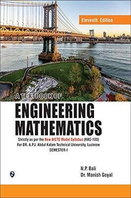 Textbook of Engineering Mathematics Uptu 1 Semester 11th edition by N P Bali
Pustakkosh.com