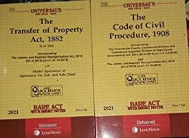 Combo Bare Acts The transfer of property,the code of civil procedure,1908