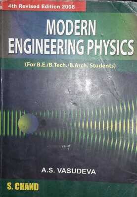 Modern Engineering Physics by A S Vasudeva
Pustakkosh.com