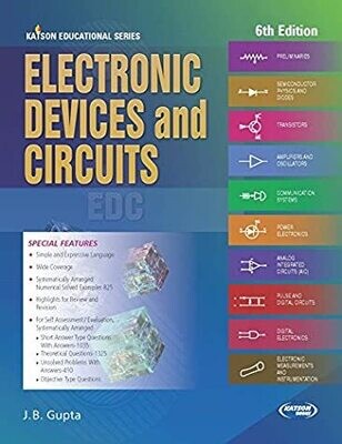 Electronic Devices and Circuits by J B Gupta
Pustakkosh.com