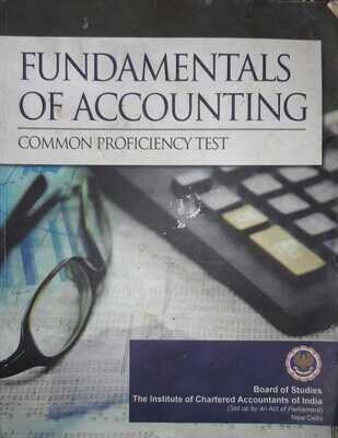 Fundamentals of Accounting by ICAI Board
Pustakkosh.com