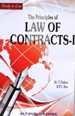 The Principles of Law of Contracts - I by P. Padma and K P C Rao