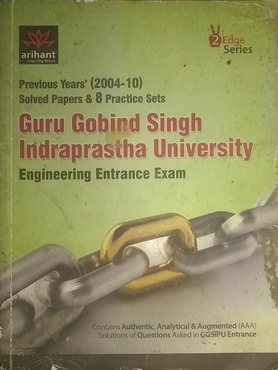 Solved Papers 8 Practice Sets Ggsipu Engineering Entrance Exam