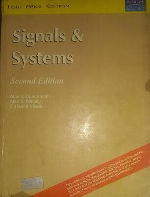 SIGNALS AND SYSTEMS by Oppenheim and Willsky and Nawab