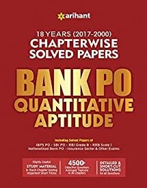 Bank PO Quantitative Aptitude Solved Papers by Arihant