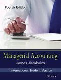 Managerial Accounting 4ed ISV WSE by James Jiambalvo