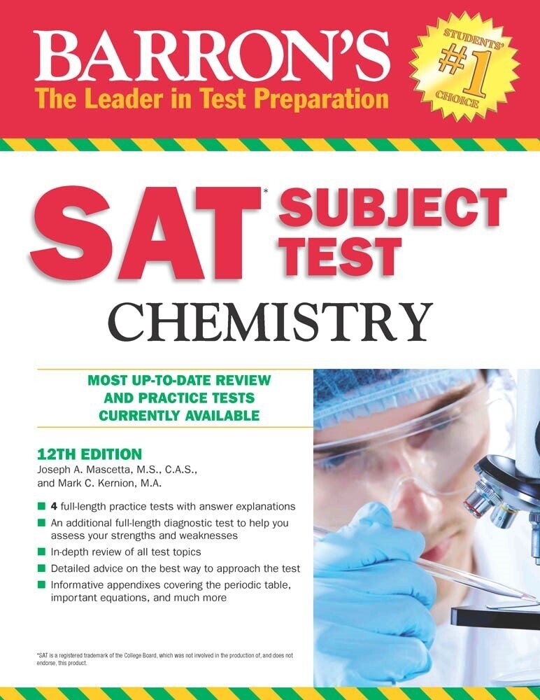 Barron&#39;s SAT Subject Test Chemistry