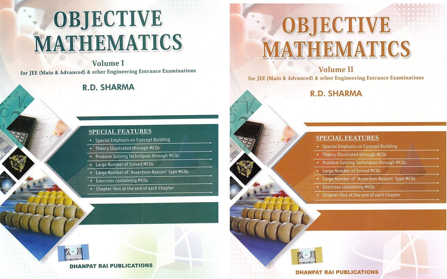 Objective Mathematics for JEE (Main &amp; Advanced) &amp; other Engineering Entrance Examination (Set of 2 Volumes)(Old Edition)