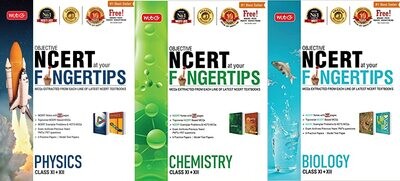 MTG Objective NCERT at your Fingertips PHY/CHEM/BIO for NEET / JEE Exam (Combo of 3 Books) old edition