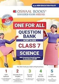 Oswaal One For All Question Bank NCERT & CBSE, Class-7 Science (For 2023-24 Exam)