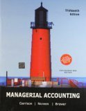 Managerial Accounting by Ray Garrison