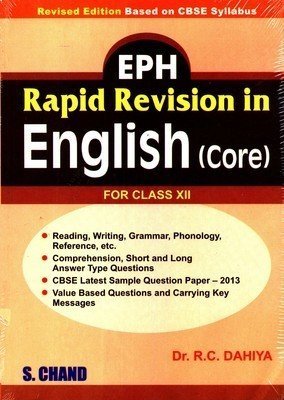 EPH Rapid Revision in English Core by R.C. Dahiya
