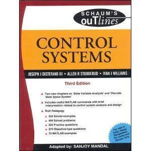 Control Systems Schaums Outline Series by Joseph Distefano