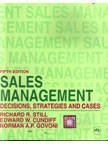 SALES MANAGEMENT : DECISIONS, STRATEGIES AND CASES by Cundiff