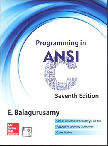 Programming in ANSI C             E.Balagurusamy| Pustakkosh.com