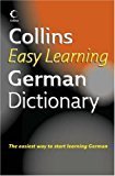 Collins Easy Learning German Dictionary Collins Easy Learning German Easy Learning Dictionary by NA