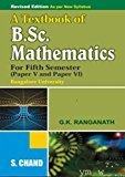 A Textbook of B.Sc. Mathematics Part - 5 6 by G.K. Ranganath