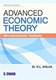 Advanced Economic Theory by H.L. Ahuja