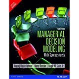 Managerial Decision Modeling with Spreadsheets by Balakrishnan N