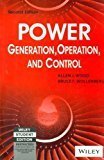 Power Generation Operation and Control 2ed by Bruce Wollenberg Allen J Wood