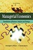 Managerial Economics Foundations of Business Analysis and Strategy by Thomas