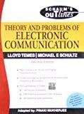 Theory and Problems of Electronic Communication Schaums Outlines Series by Lloyd Temes