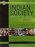 Sociology Indian Society Structure and Change Paper II by Chopra J.K