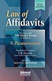Law of Affidavits - With More Than 200 Model Forms of Affidavits by S. Parameswaran