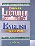 Lecturer Recruitment Test English by Surya Pal Yadav